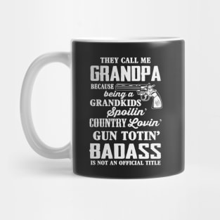 Funny Badass Grandpa Mug